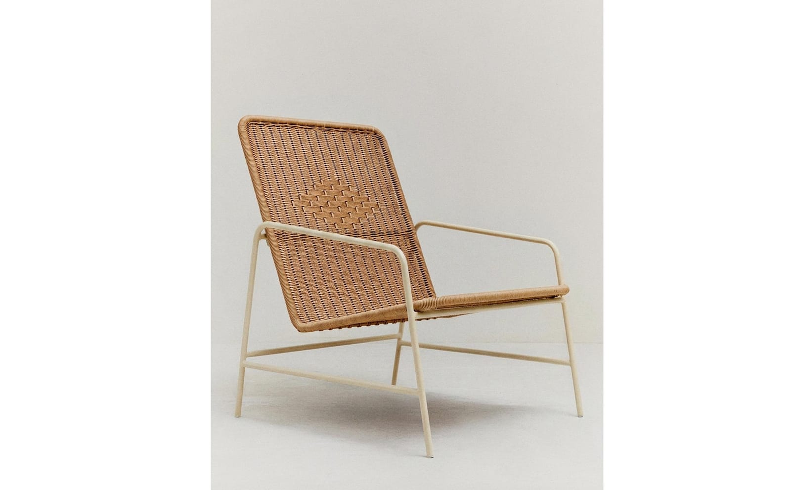 ZARA HOME PLECIONE KRZESŁO OGRODOWE O METALOWEJ RAMIE ракурс 9