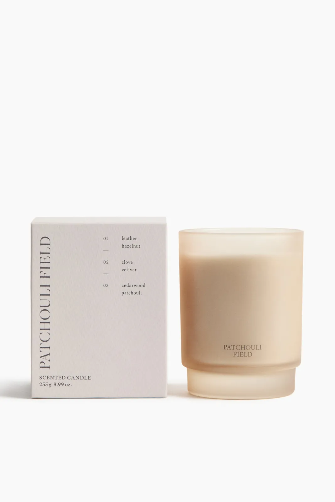 Ароматическая свеча H&M Patchouli Field "Поле пачули", 225 г ракурс 2