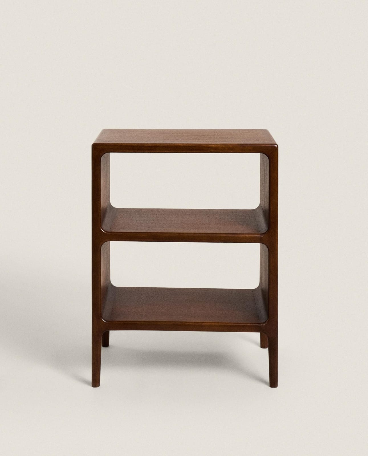 Стеллаж ZARA HOME одинарный стеллаж из темного дерева коричневый 75 x 57 x 35 cm