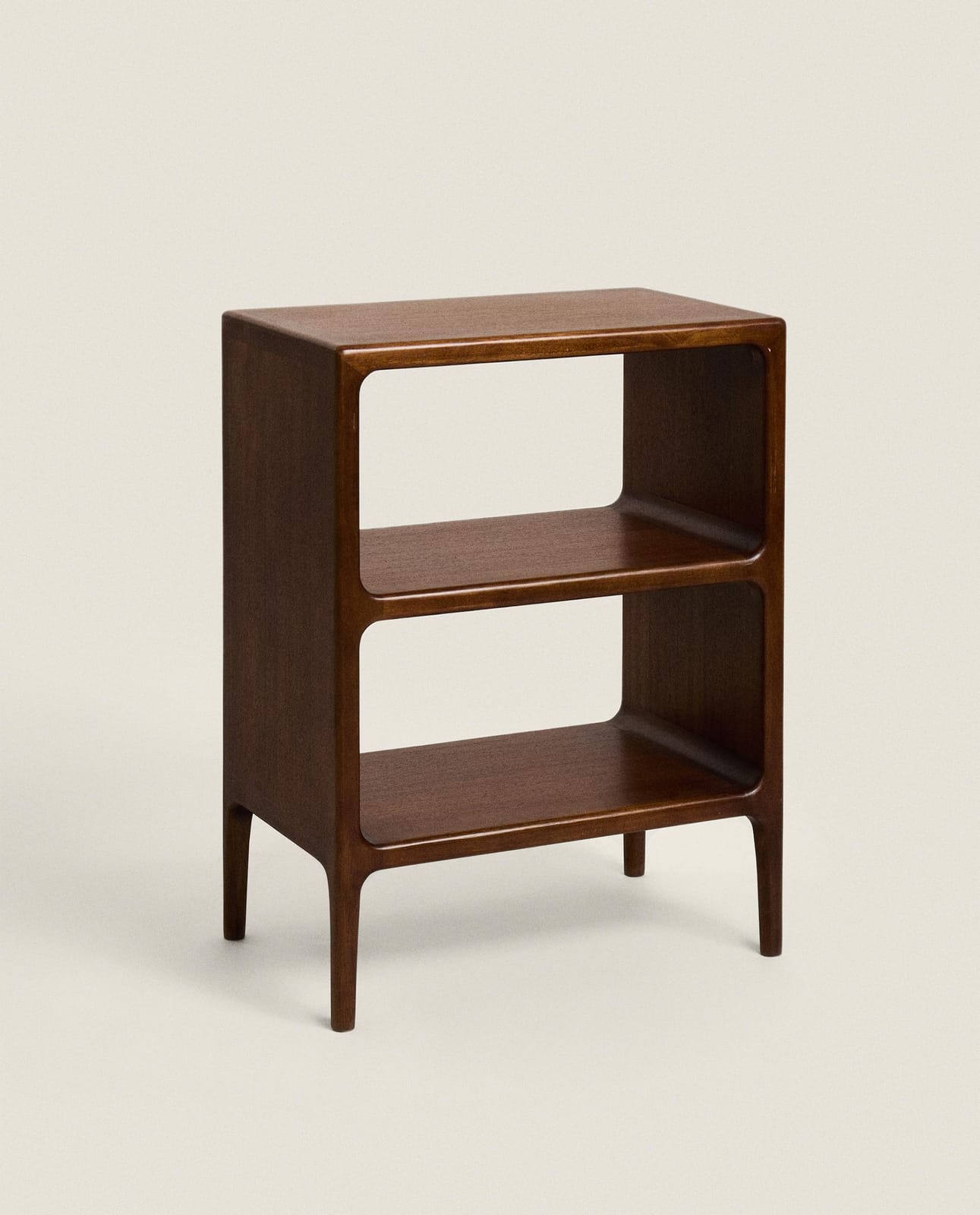 ZARA HOME ОДИНОЧНАЯ ЭТАЖЕРКА ИЗ ТЁМНОГО ДЕРЕВА ракурс 2