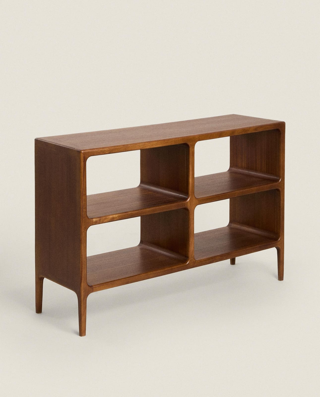 ZARA HOME СРЕДНЯЯ ЭТАЖЕРКА ИЗ ТЁМНОГО ДЕРЕВА ракурс 6