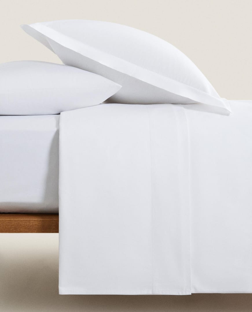 ZARA HOME НАВОЛОЧКА НА ОДЕЯЛО ИЗ ПЕРКАЛЯ (ПЛОТНОСТЬ 200 НИТЕЙ) ракурс 7