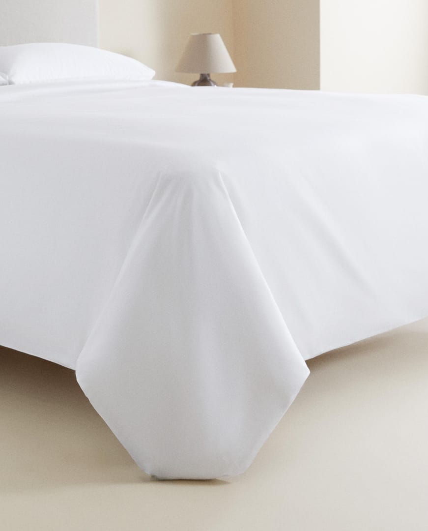 ZARA HOME НАВОЛОЧКА НА ОДЕЯЛО ИЗ ПЕРКАЛЯ (ПЛОТНОСТЬ 200 НИТЕЙ) ракурс 9