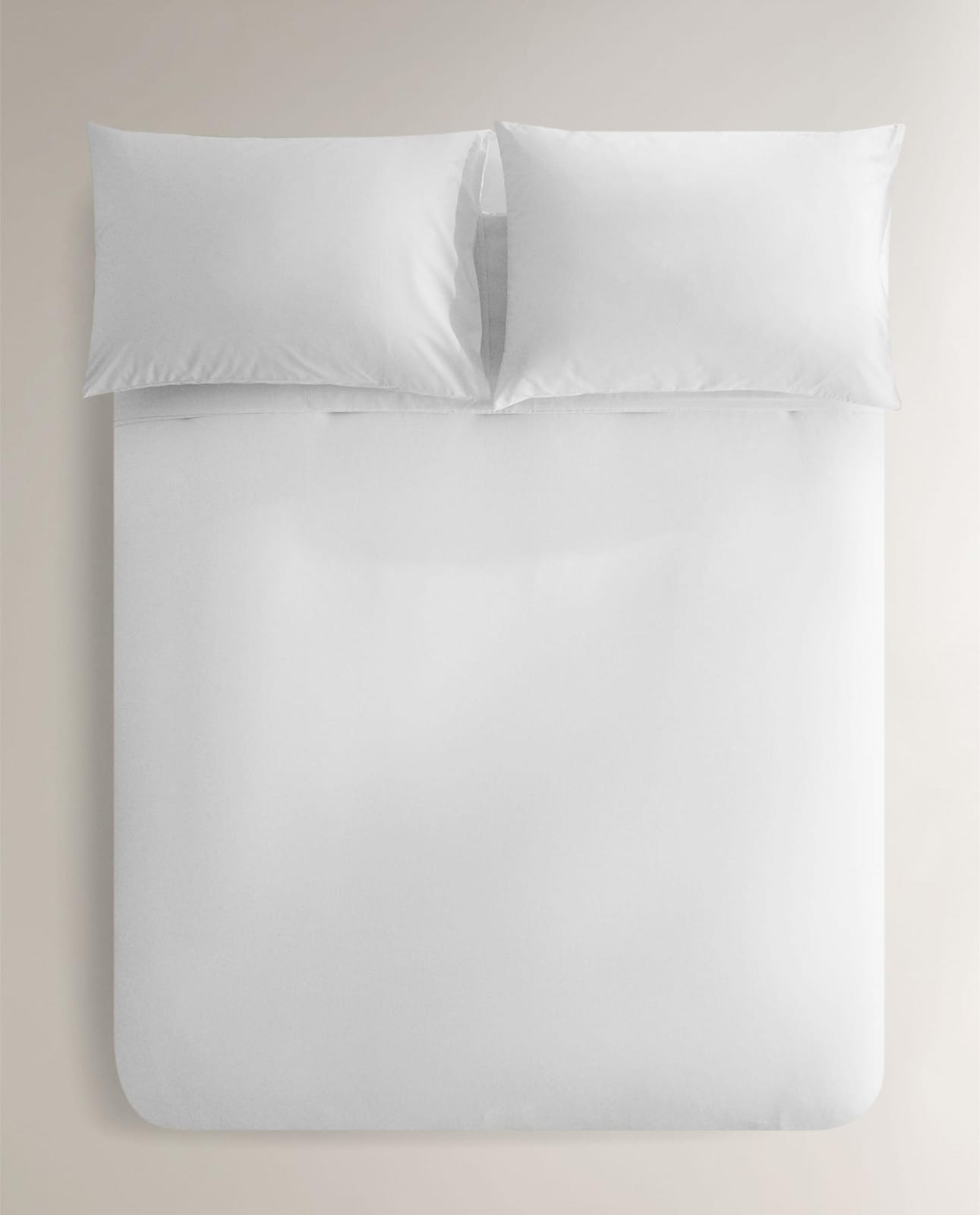 Пододеяльник ZARA HOME ПОДОДЕЯЛЬНИК ИЗ ПЕРКАЛЯ (ПЛОТНОСТЬ 200 НИТЕЙ) BIAŁY 160 x 210 см
