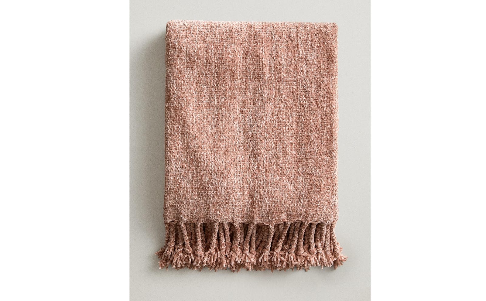 ZARA HOME ТОЛСТОЕ ШЕНИЛЛОВОЕ ОДЕЯЛО ракурс 5