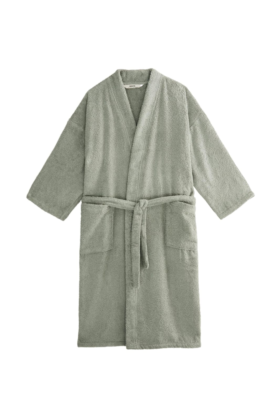 ZARA HOME ХЛОПКОВЫЙ ХАЛАТ ВЫСОКОГО КАЧЕСТВА (420 Г/М²) ракурс 6