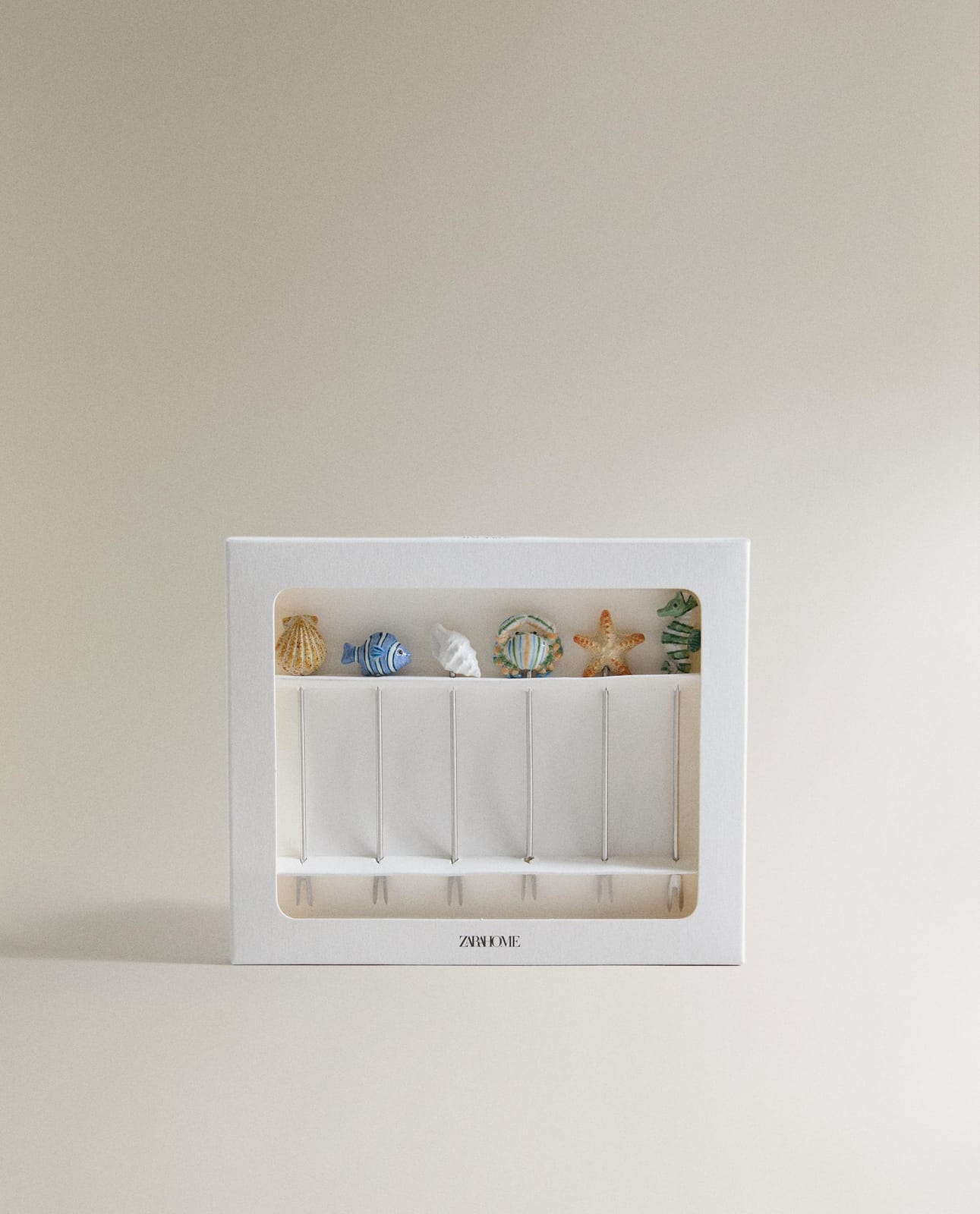 ZARA HOME НАБОР МОРСКИХ ЗУБОЧИСТОК ДЛЯ ЗАКУСОК (6 ШТ.) ракурс 2