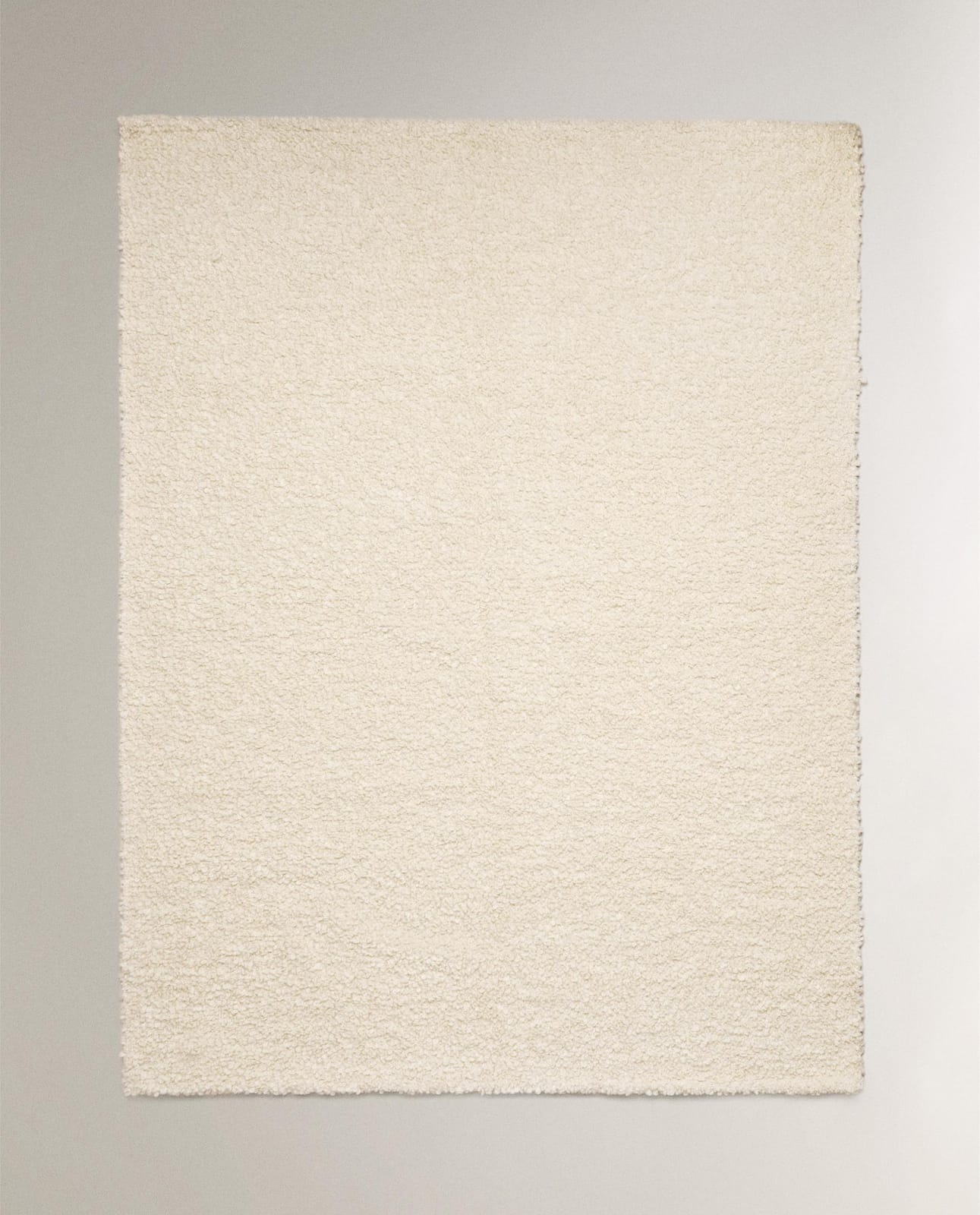 Ковер ZARA HOME ШЕРСТЯНОЙ КОВЕР ИЗ ТКАНИ БУКЛЕ ZŁAMANA BIEL 60 x 120 cm