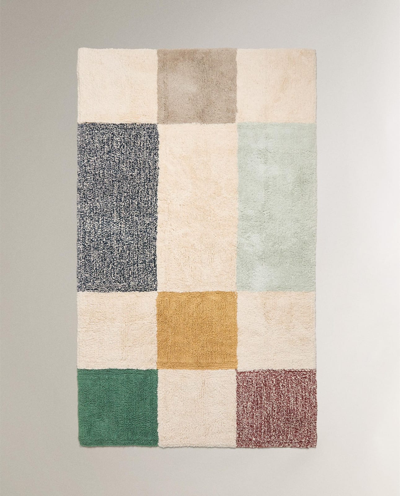 ZARA HOME ХЛОПКОВЫЙ ПЭЧВОРК ДЕТСКИЙ КОВРИК ракурс 2