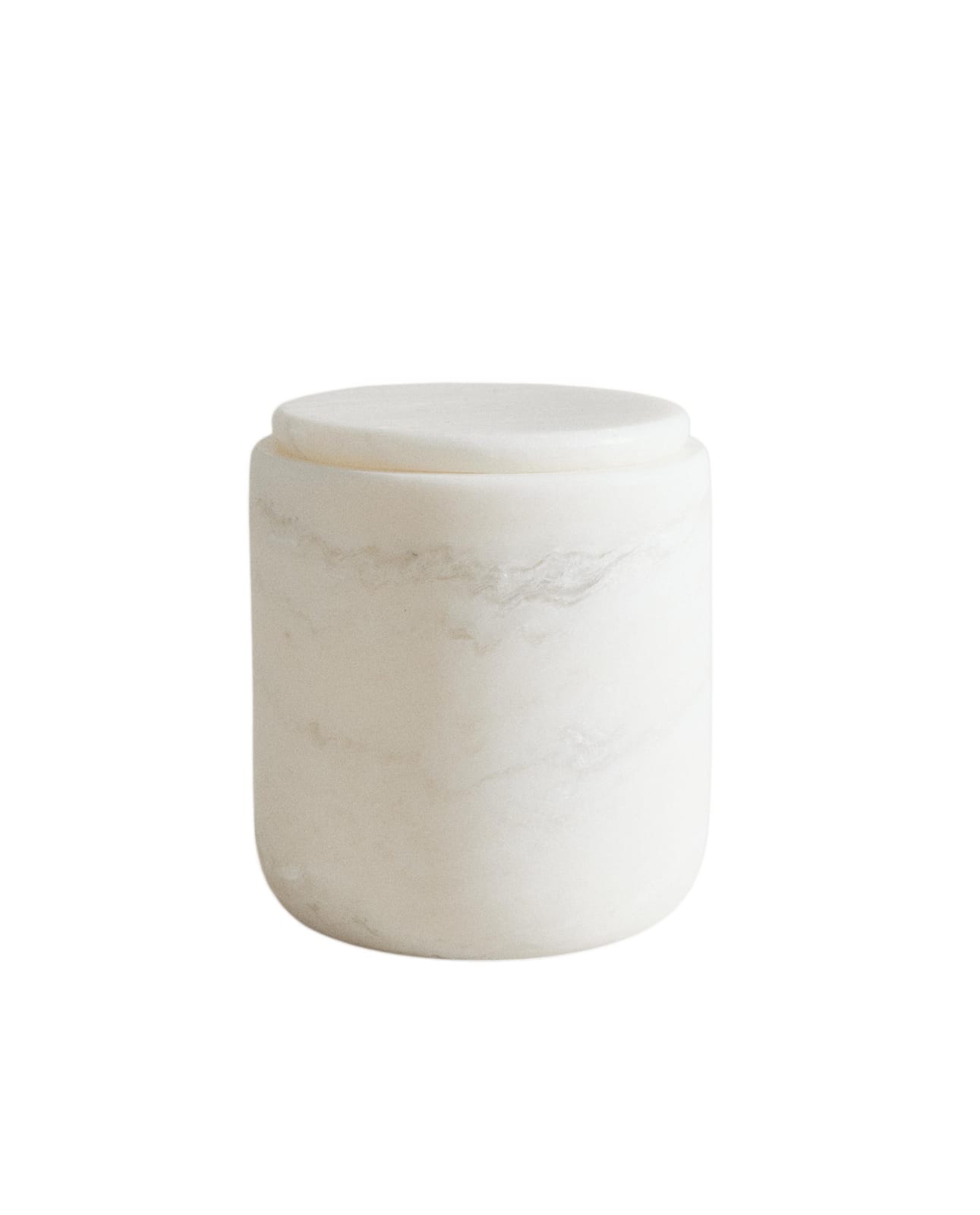 ZARA HOME Белый мраморный контейнер-органайзер для ванной ракурс 5