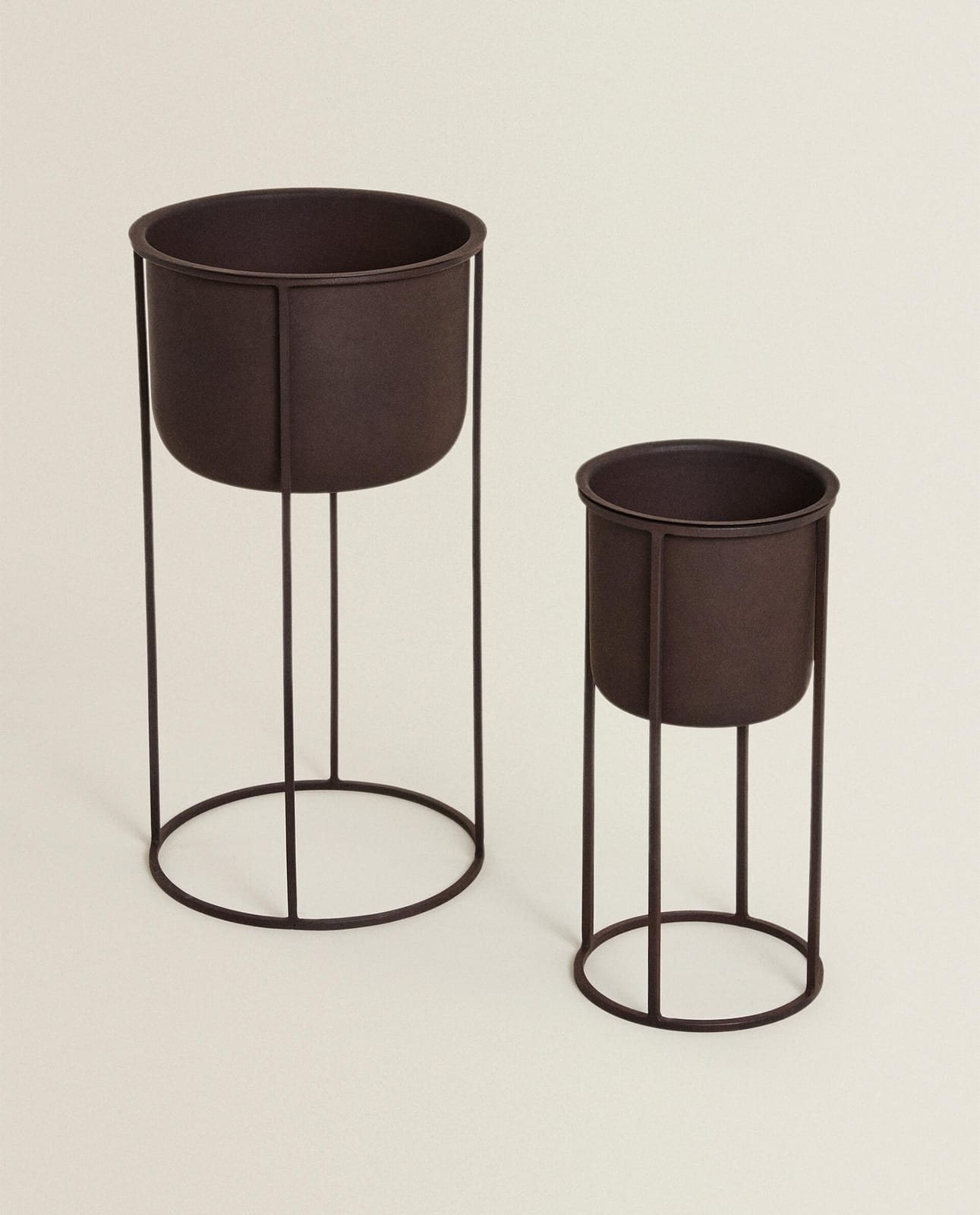 ZARA HOME МЕТАЛЛИЧЕСКИЙ ГОРШОК ракурс 12