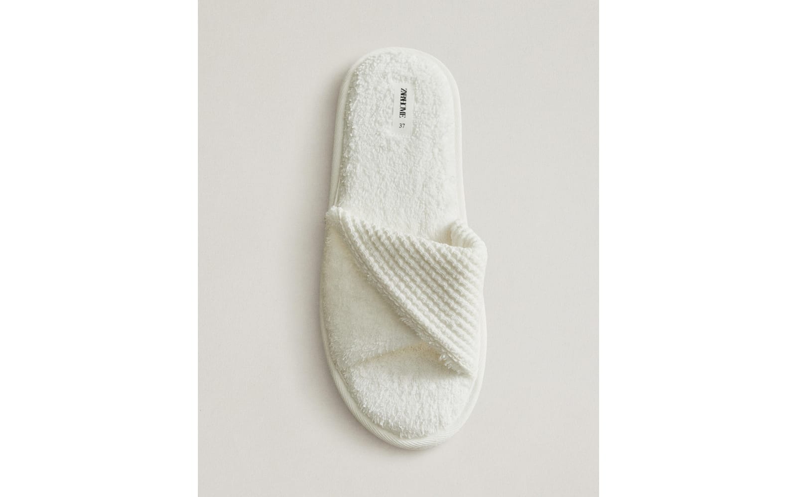 ZARA HOME Шлепанцы из махровой ткани ракурс 8