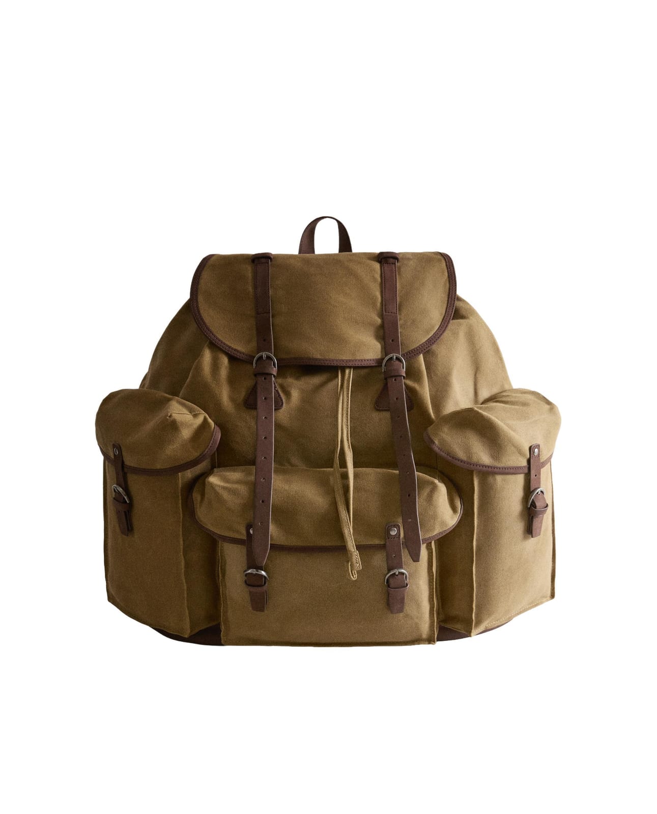 ZARA HOME Рюкзак из хлопка и кожи ракурс 5
