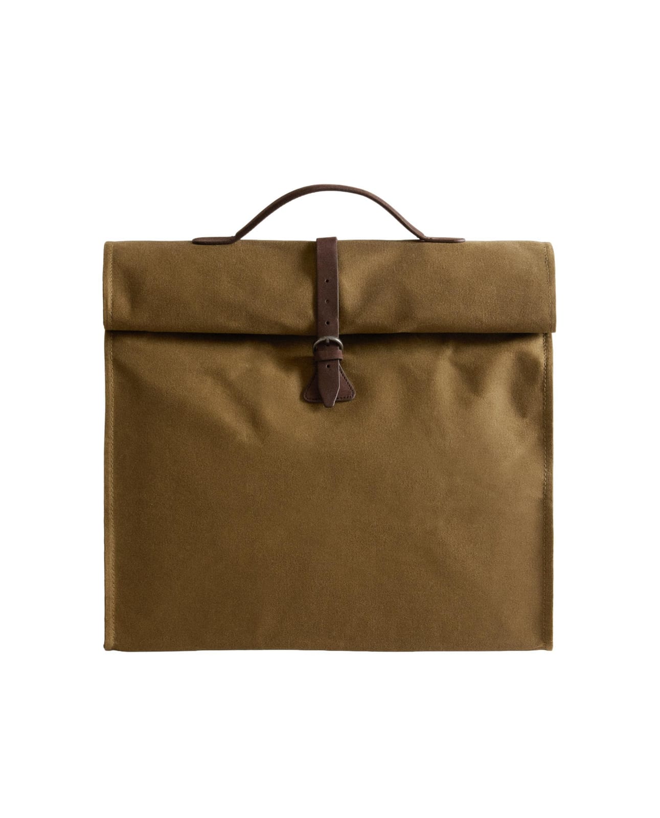 ZARA HOME ХЛОПКОВАЯ ТЕРМОСУМКА С КОЖАНЫМИ ДЕТАЛЯМИ ракурс 4