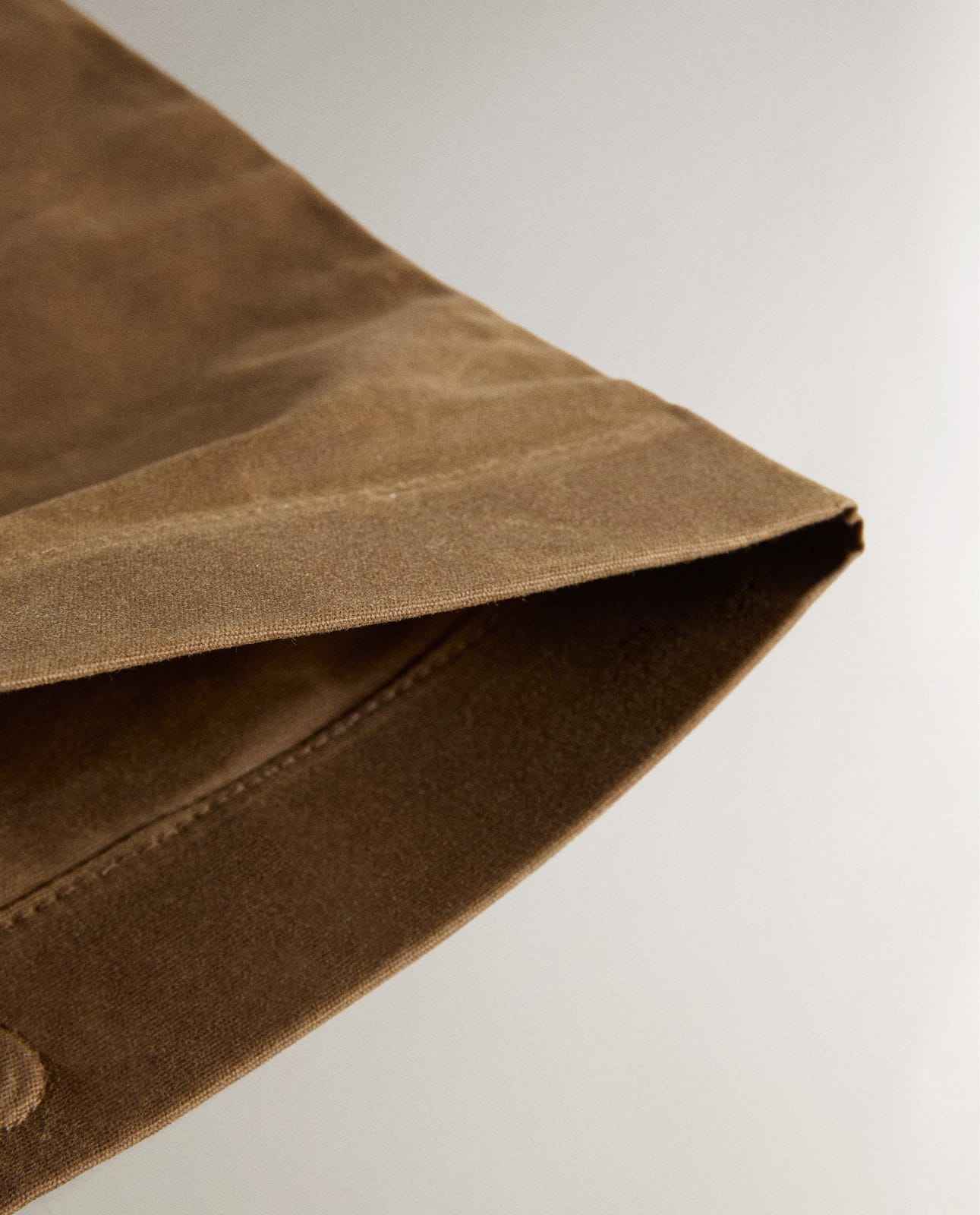 ZARA HOME ПЛОСКАЯ ХЛОПКОВАЯ СУМОЧКА ракурс 3