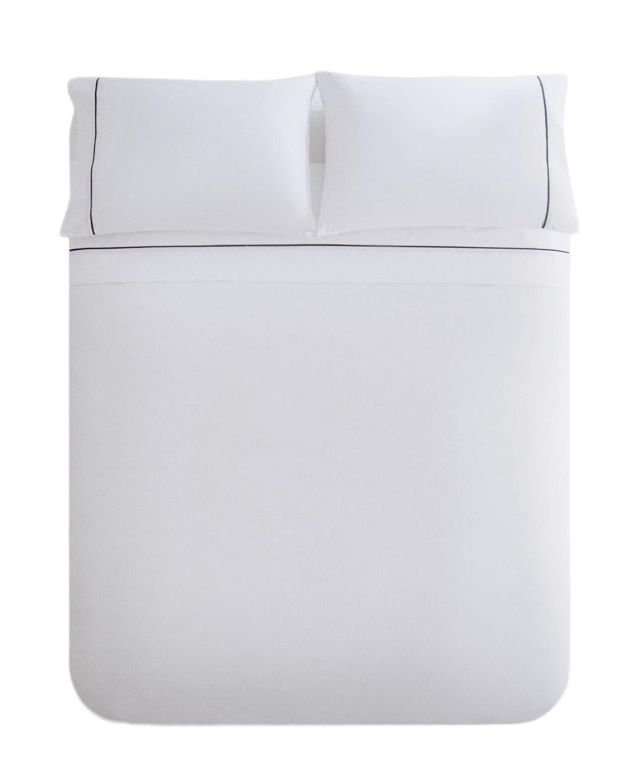 ZARA HOME ПОДОДЕЯЛЬНИК С СТЕГАНЫМ УЗОРОМ И ОТДЕЛКОЙ ракурс 5