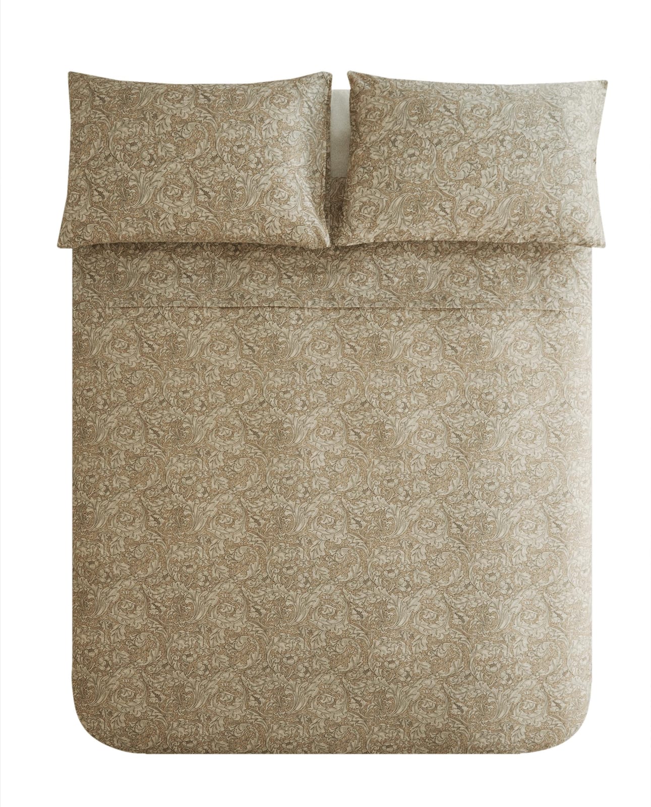 ZARA HOME ПОДОДЕЯЛЬНИК ХЛОПКОВЫЙ САТИН В ЦВЕТЫ MORRIS & CO. ракурс 5