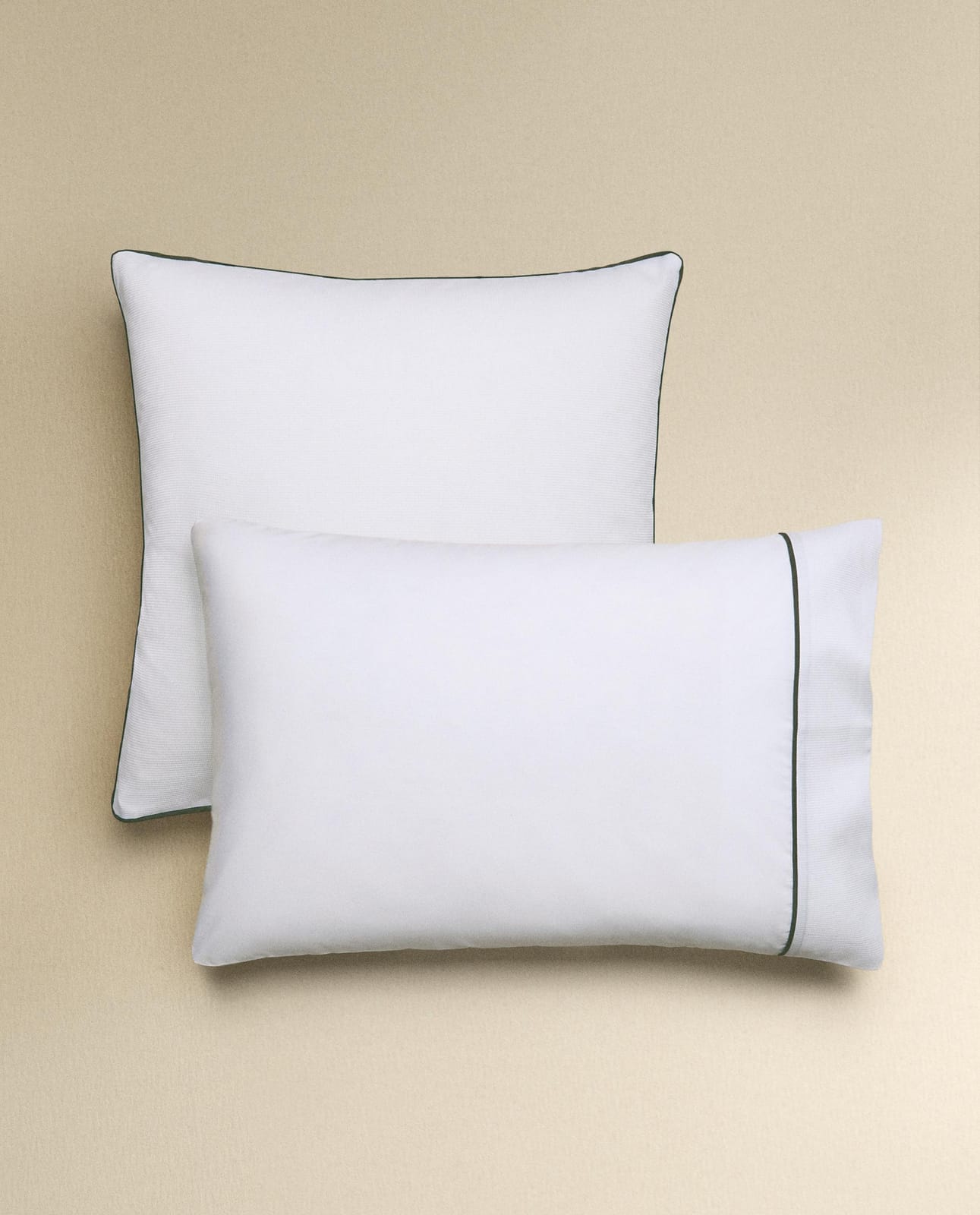 Наволочка ZARA HOME ПИКЕ С КАНТОМ СЕРЫЙ 50 x 75 см