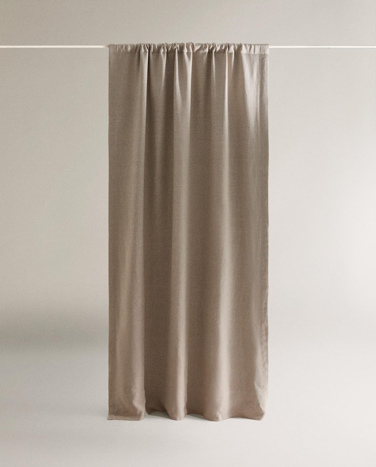 Штора ZARA HOME Льняная штора высокой непрозрачности JASNOBEŻOWY 140 x 270 см
