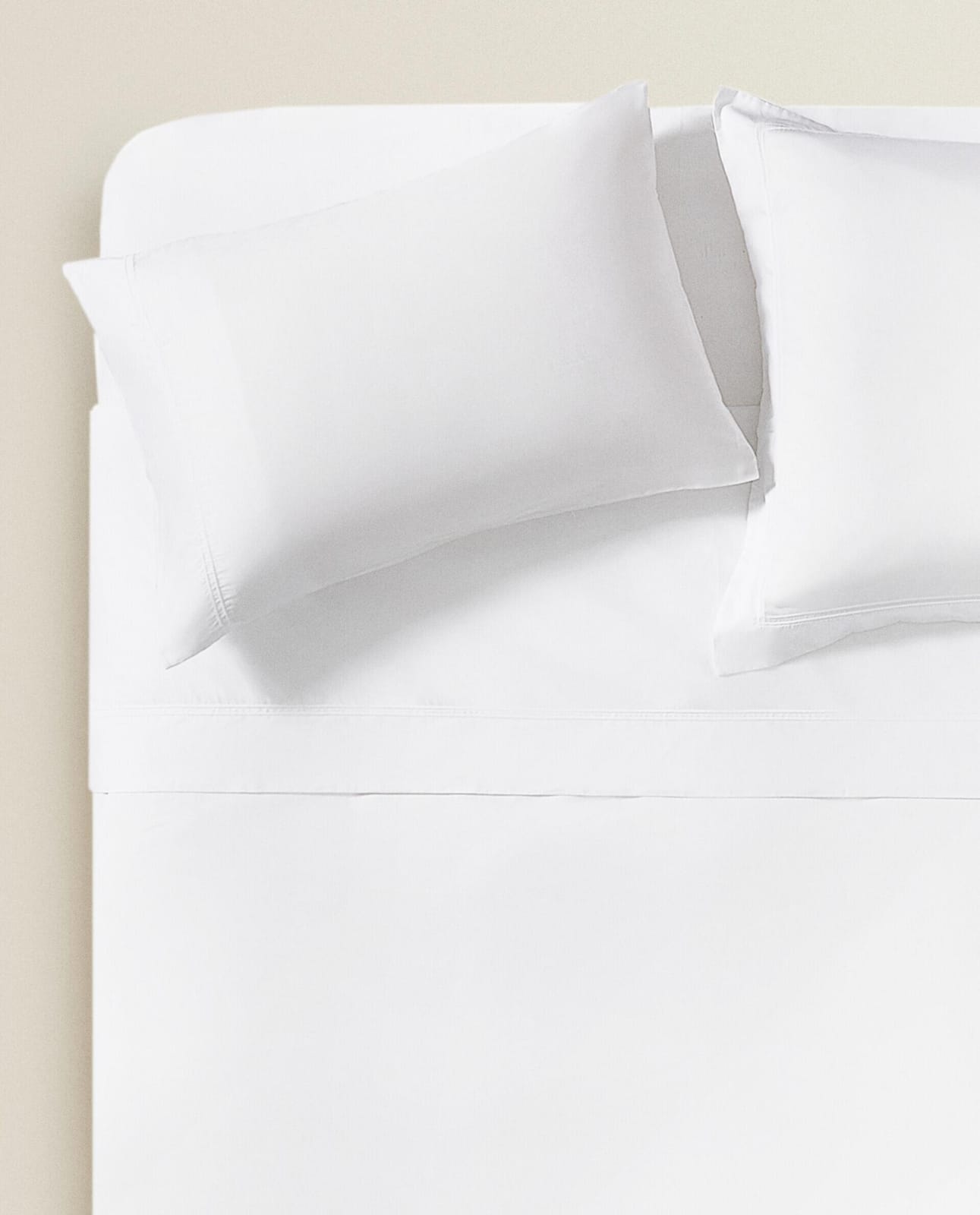 ZARA HOME Сатиновая простыня на резинке | выс. 40 см (300 нитей) ракурс 3