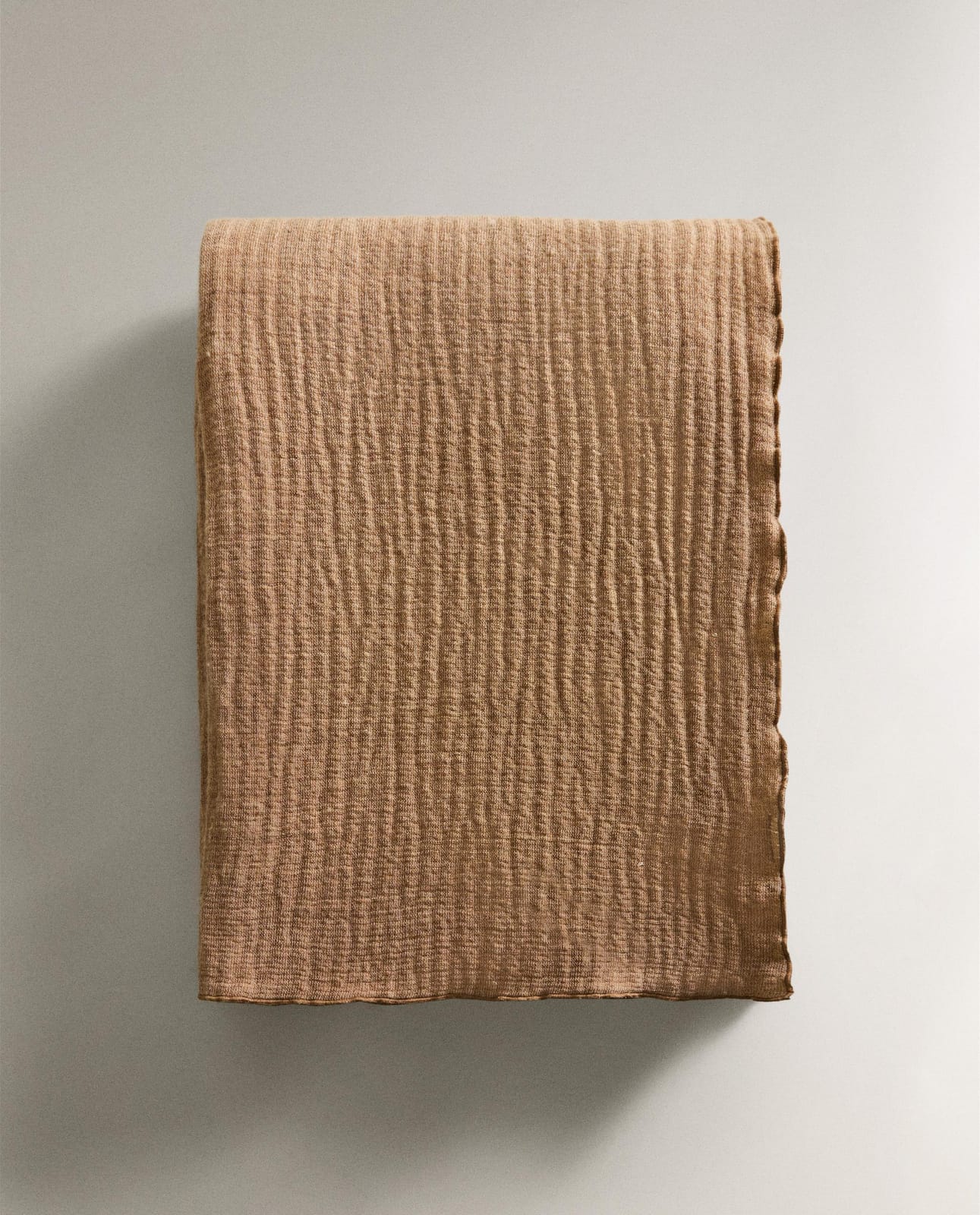 ZARA HOME Двусторонний хлопковый плед ракурс 6