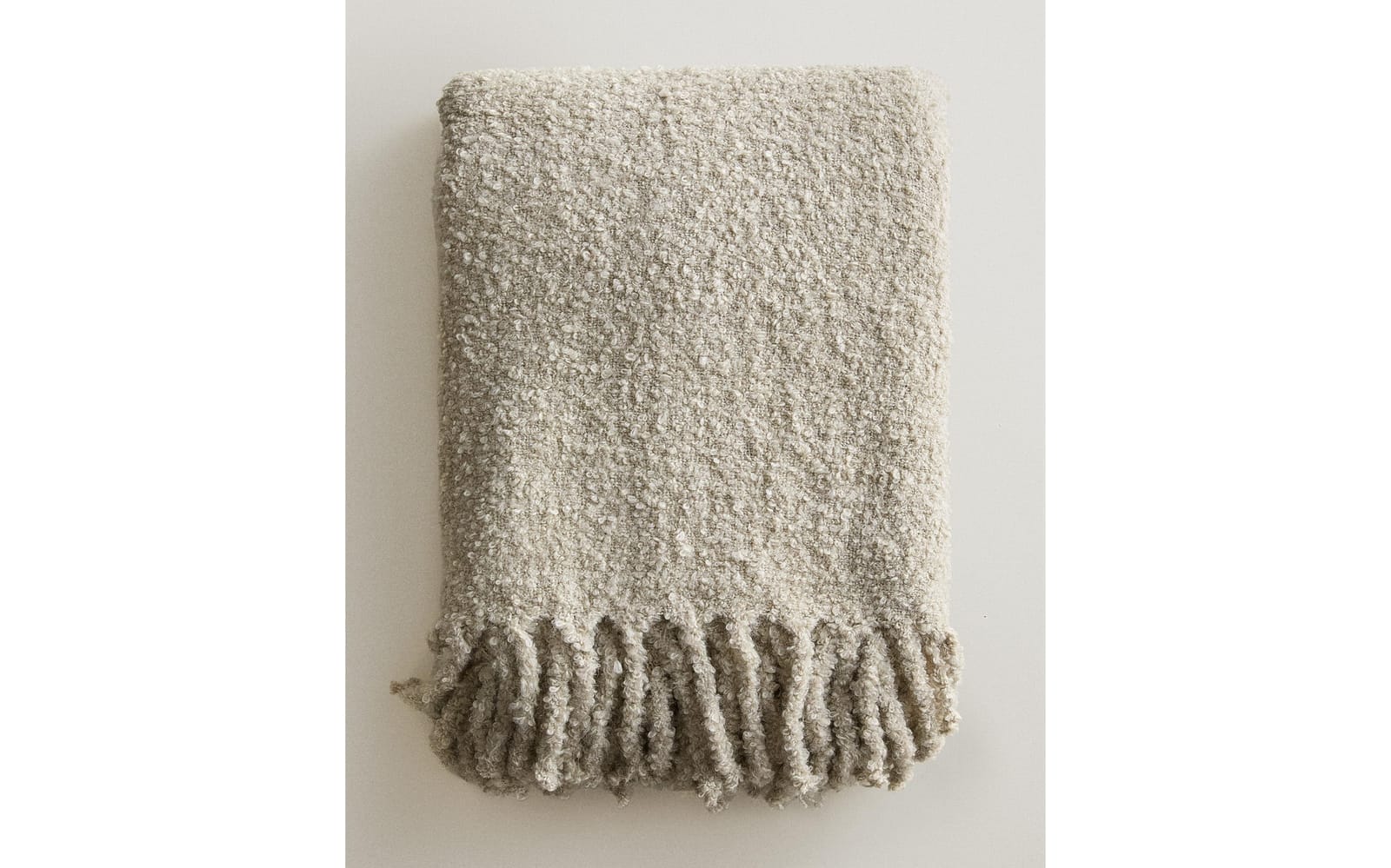 ZARA HOME ПЛЕД С БАХРОМОЙ ракурс 6