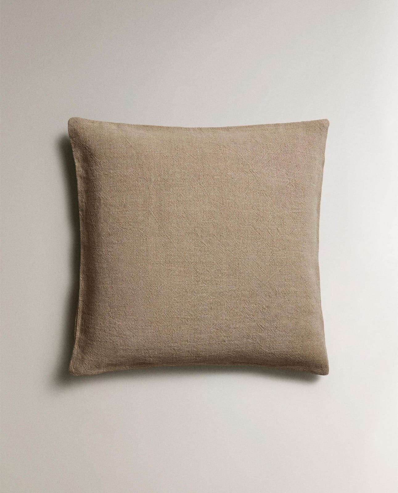 ZARA HOME ГЛАДКАЯ НАВОЛОЧКА ДЛЯ ПОДУШКИ НА ОДЕЯЛО ИЗ СТИРАНОГО ЛЬНА ракурс 5