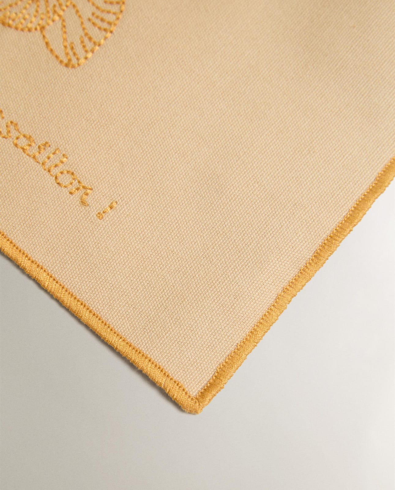 ZARA HOME НАБОР КОКТЕЙЛЬНЫХ САЛФЕТОК С ВЫШИВКОЙ (4 ШТ.) ракурс 5