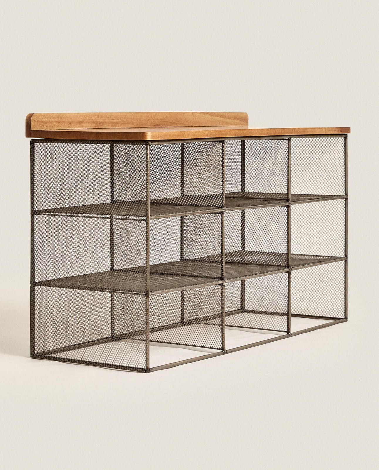 ZARA HOME МЕТАЛЛИЧЕСКАЯ СКАМЬЯ ДЛЯ ОБУВИ ракурс 10