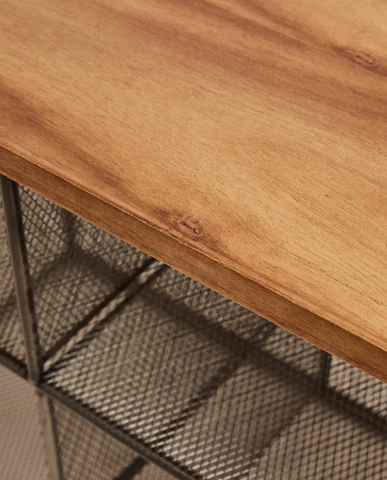 ZARA HOME МЕТАЛЛИЧЕСКАЯ СКАМЬЯ ДЛЯ ОБУВИ ракурс 3