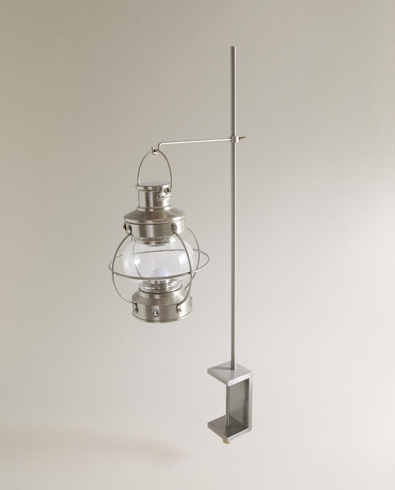 ZARA HOME STALOWY СТОЙКА ДЛЯ КЕМПИНГОВОЙ ЛАМПЫ ракурс 6
