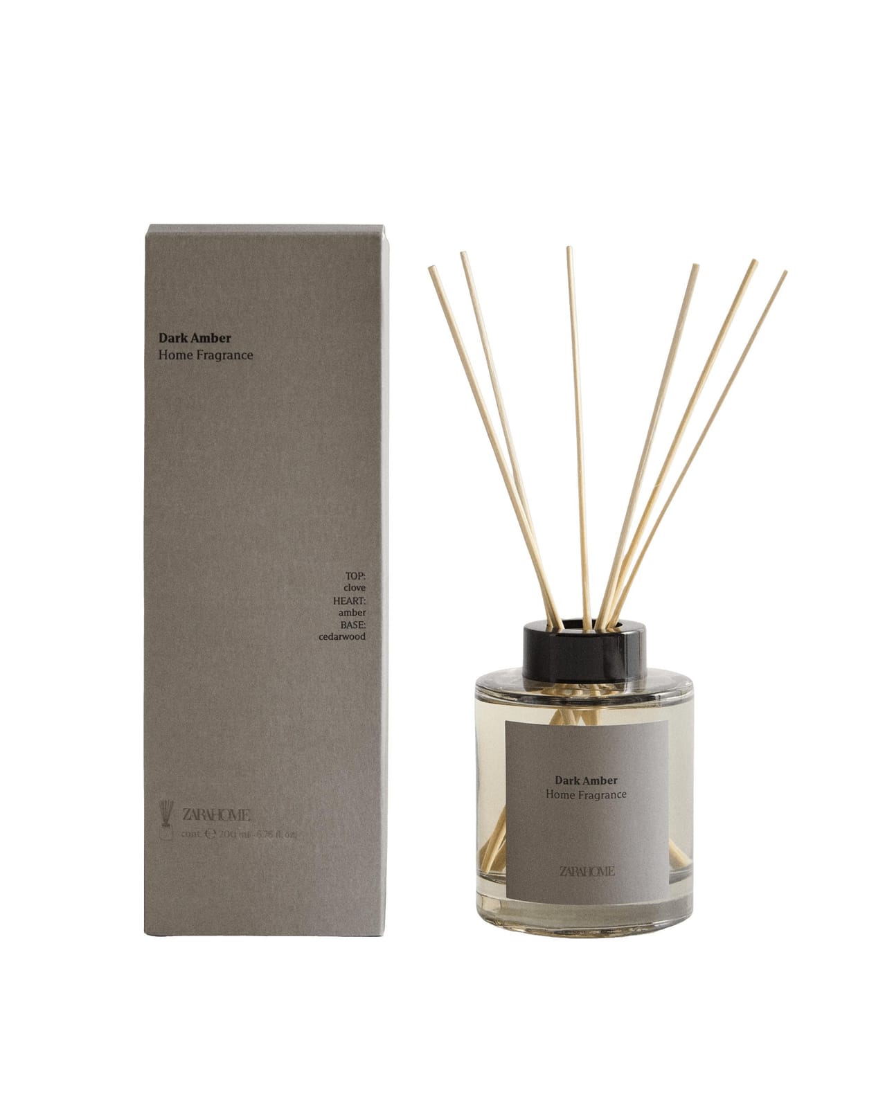 ZARA HOME (200 МЛ) ПАЛОЧКИ ДЛЯ АРОМАТИЗАЦИИ DARK AMBER ракурс 2