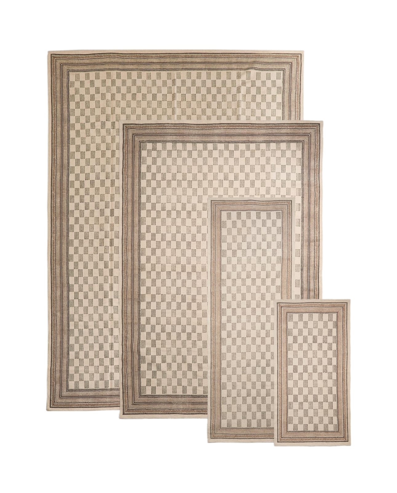 ZARA HOME ХЛОПКОВЫЙ КОВЁР С НАБИВНЫМ ПРИНТОМ ракурс 7