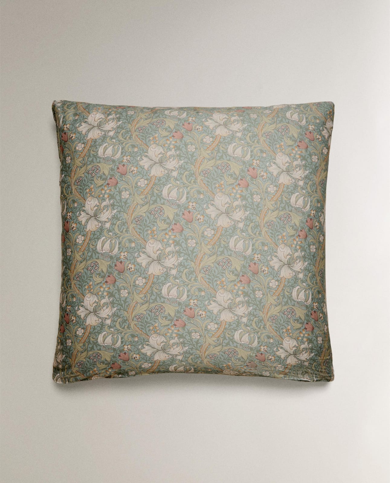 ZARA HOME POSZEWKA NA PODUSZKĘ Z BAWEŁNY SATYNOWEJ MORRIS & CO. ракурс 4