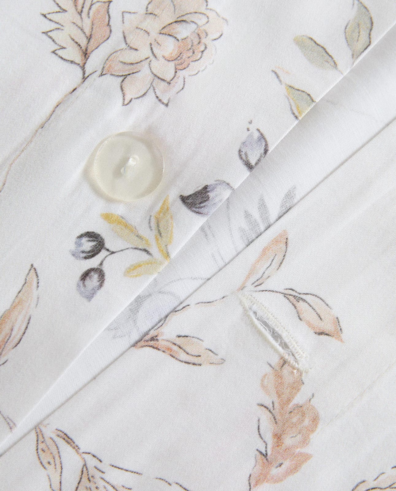 ZARA HOME Сатиновая пододеяльник с цветочным принтом ракурс 5