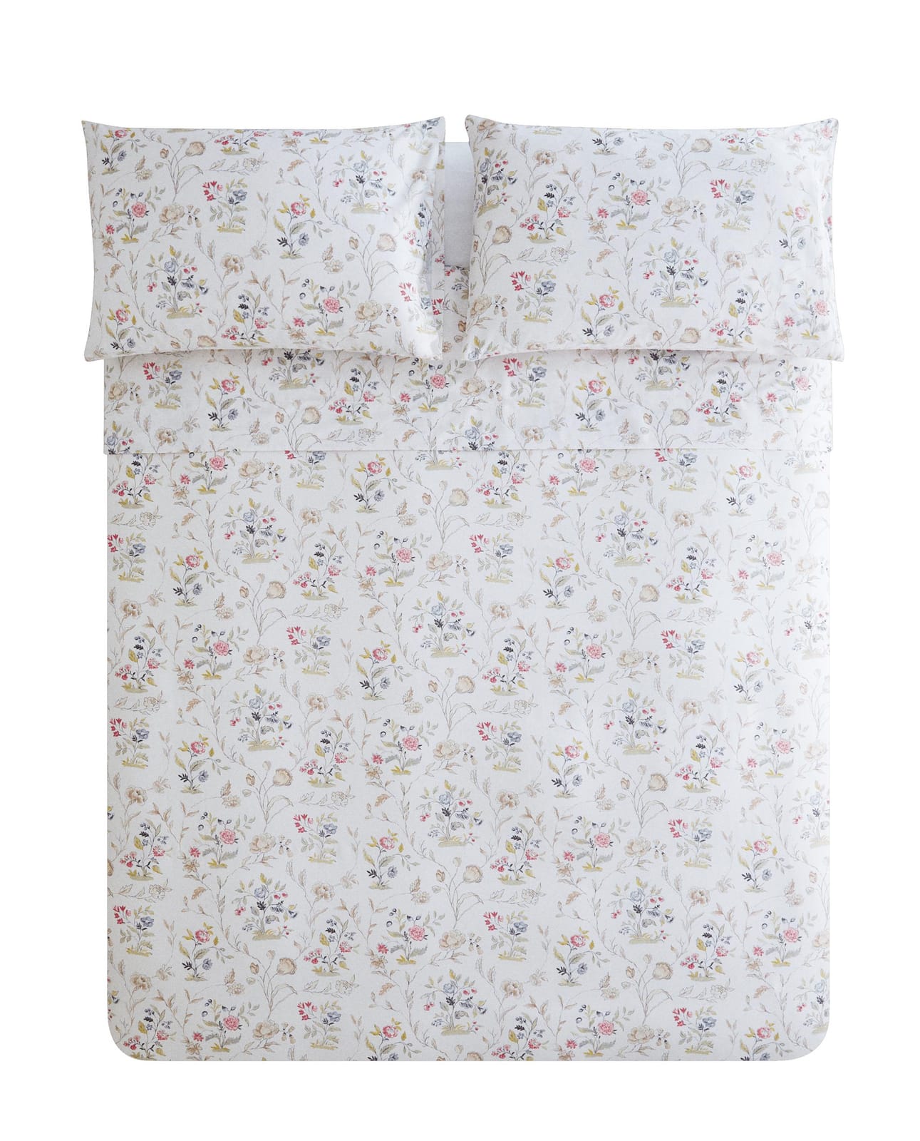 ZARA HOME Сатиновая пододеяльник с цветочным принтом ракурс 4