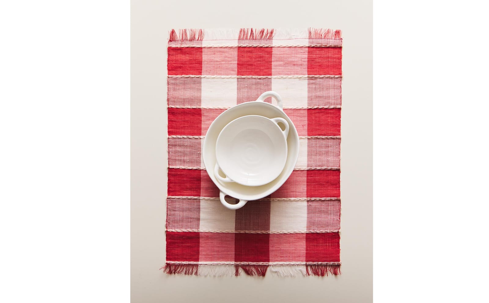 ZARA HOME ПОДСТАВКА ПОД ТАРЕЛКУ В КЛЕТКУ ракурс 9