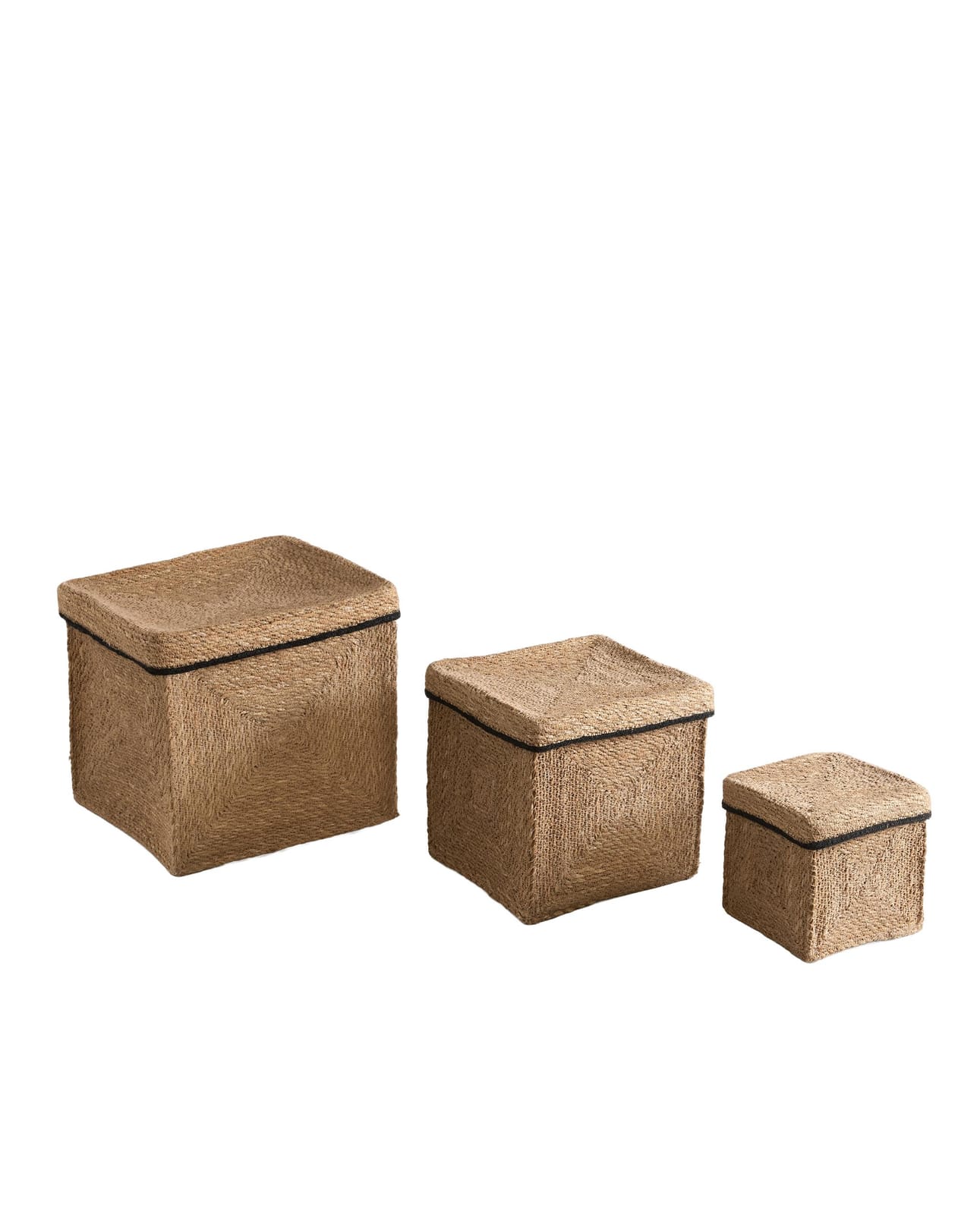ZARA HOME КВАДРАТНАЯ КОРЗИНКА ракурс 5