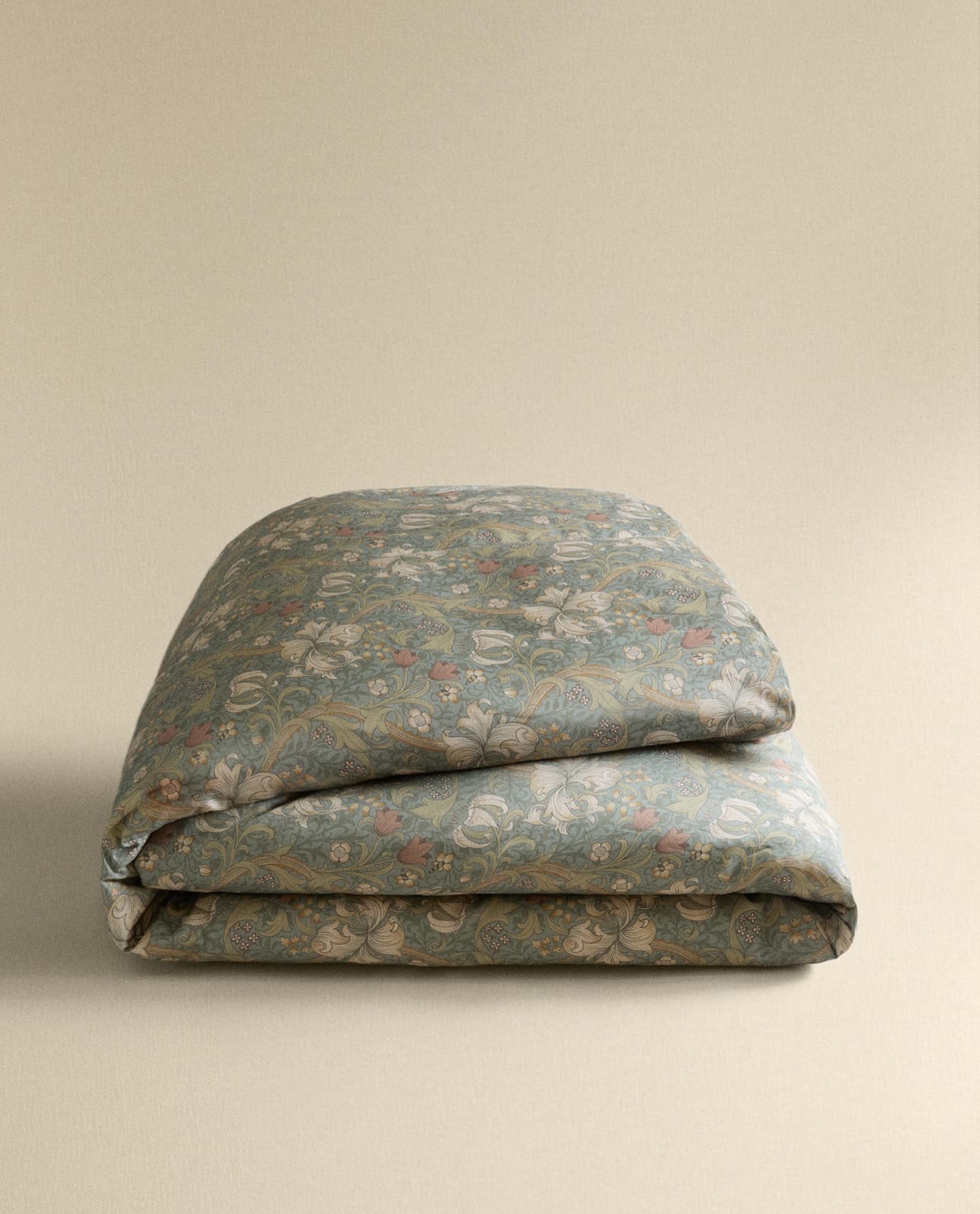 ZARA HOME ПОДОДЕЯЛЬНИК САТИН ИЗ ХЛОПКА MORRIS & CO. ракурс 6