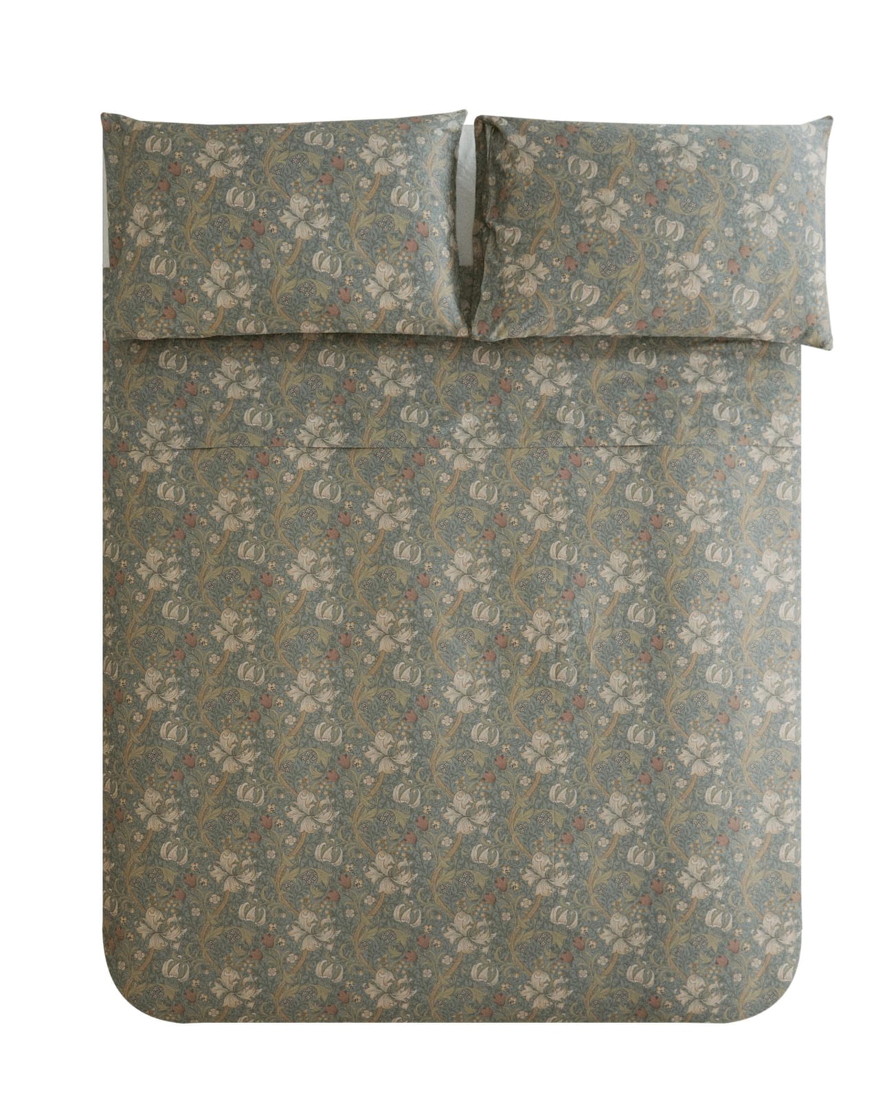 ZARA HOME ПОДОДЕЯЛЬНИК САТИН ИЗ ХЛОПКА MORRIS & CO. ракурс 4