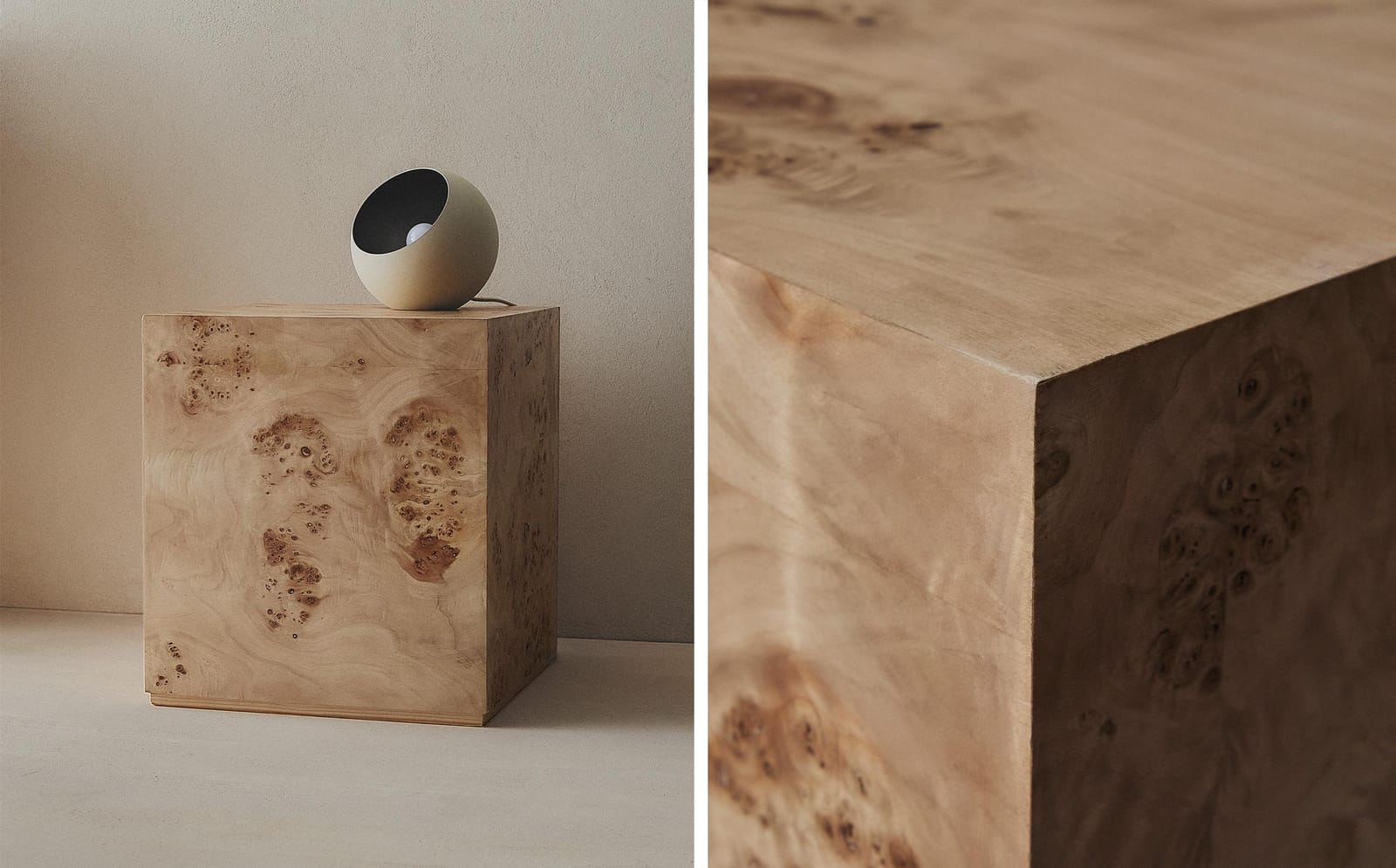 ZARA HOME КУБИЧЕСКИЙ СТОЛИК ИЗ КОРНЕВОГО ДЕРЕВА ракурс 10