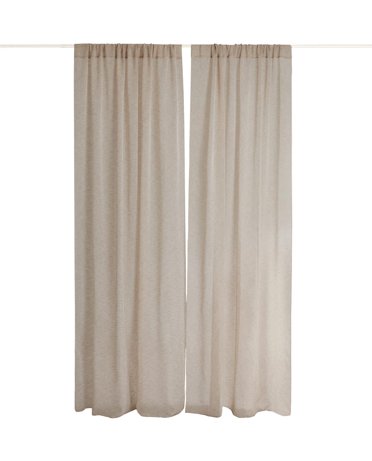 ZARA HOME ЗАНАВЕСКА НИЗКОЙ ПРОЗРАЧНОСТИ (КОМПЛЕКТ 2 ШТ.) ракурс 6