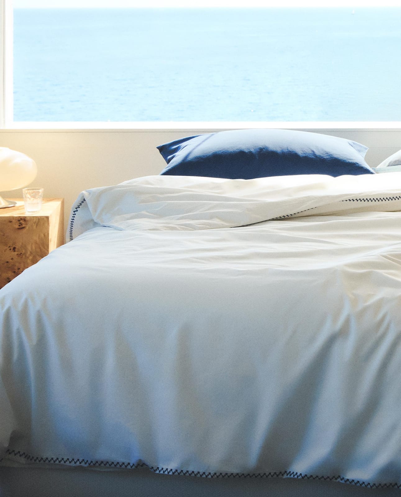 ZARA HOME Пододеяльник с вышитым бордюром ракурс 9