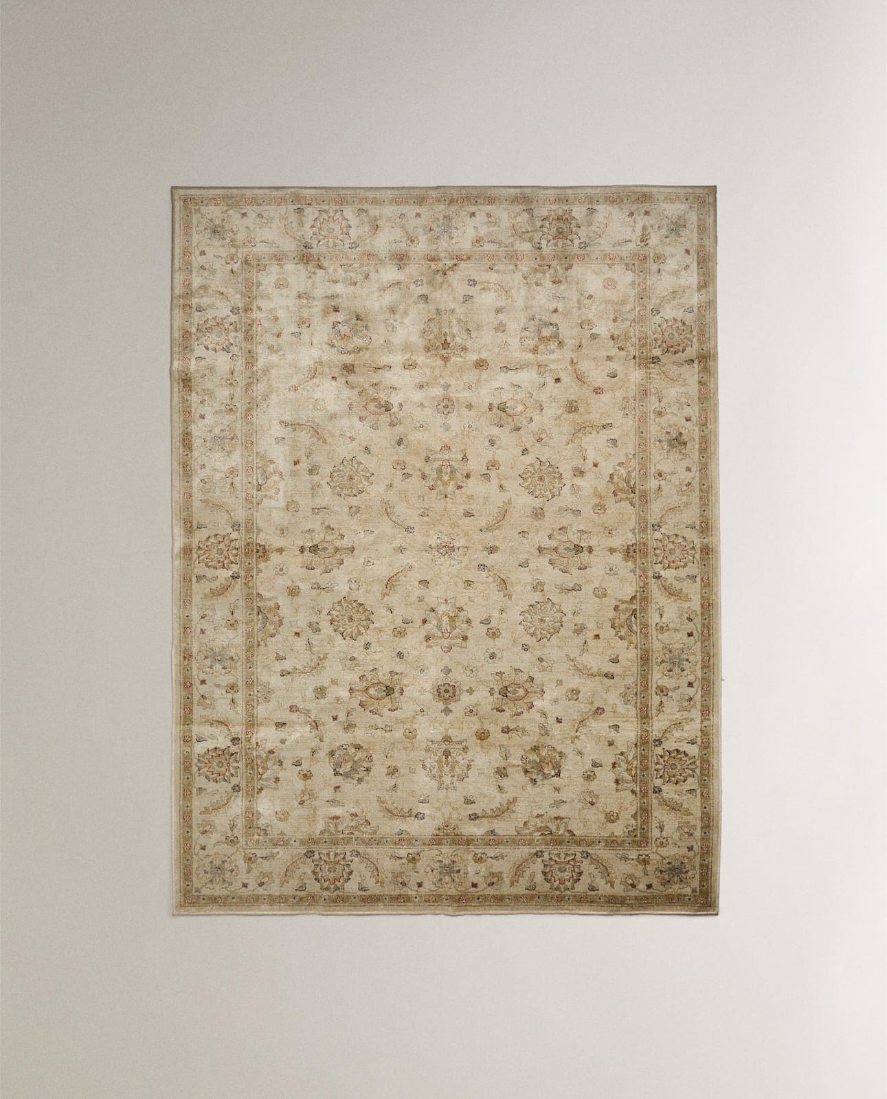 ZARA HOME ВИНТАЖНЫЙ КОВЕР С ЦВЕТАМИ ракурс 7