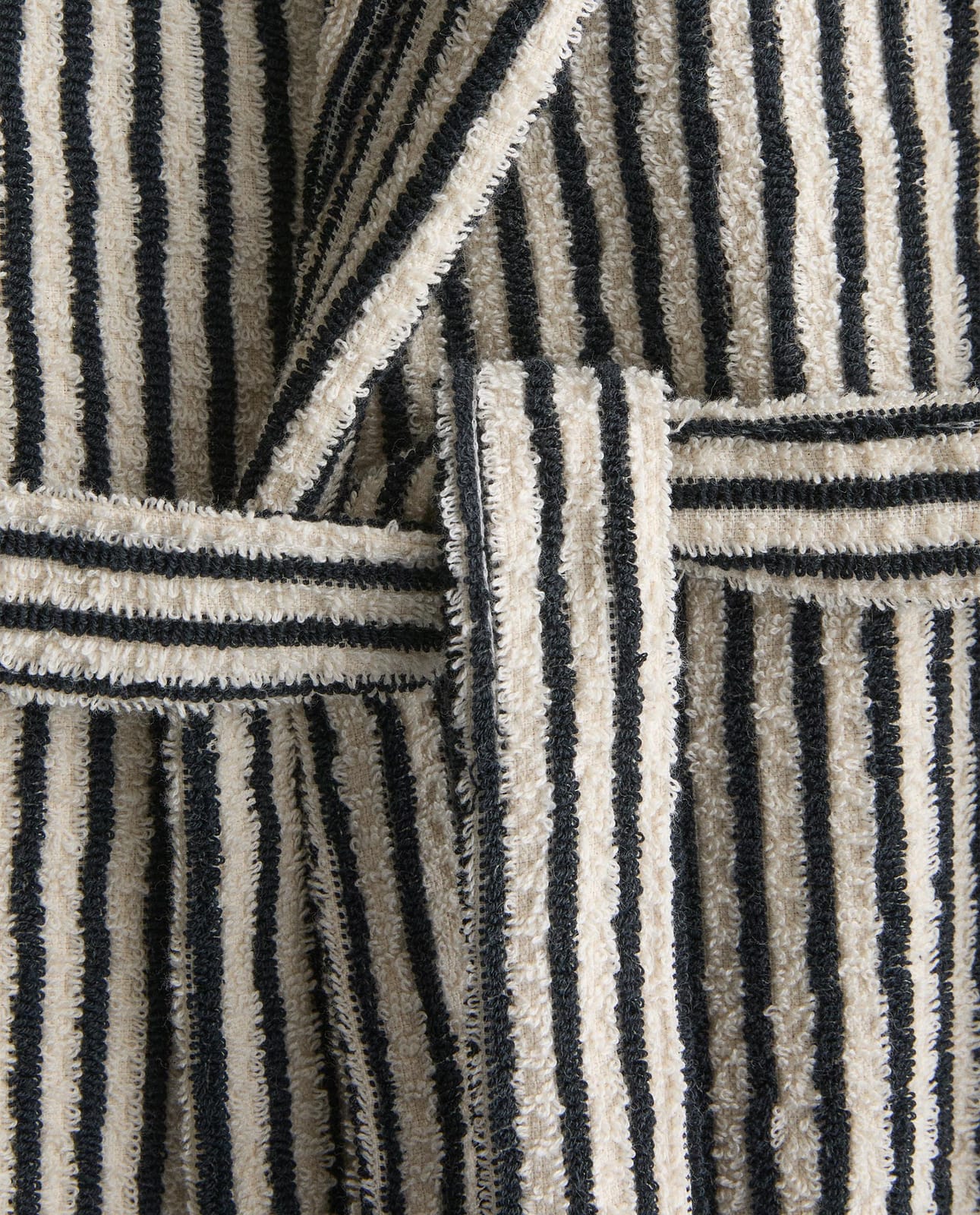 ZARA HOME ХАЛАТ С КАПЮШОНОМ В ПОЛОСКУ ракурс 4
