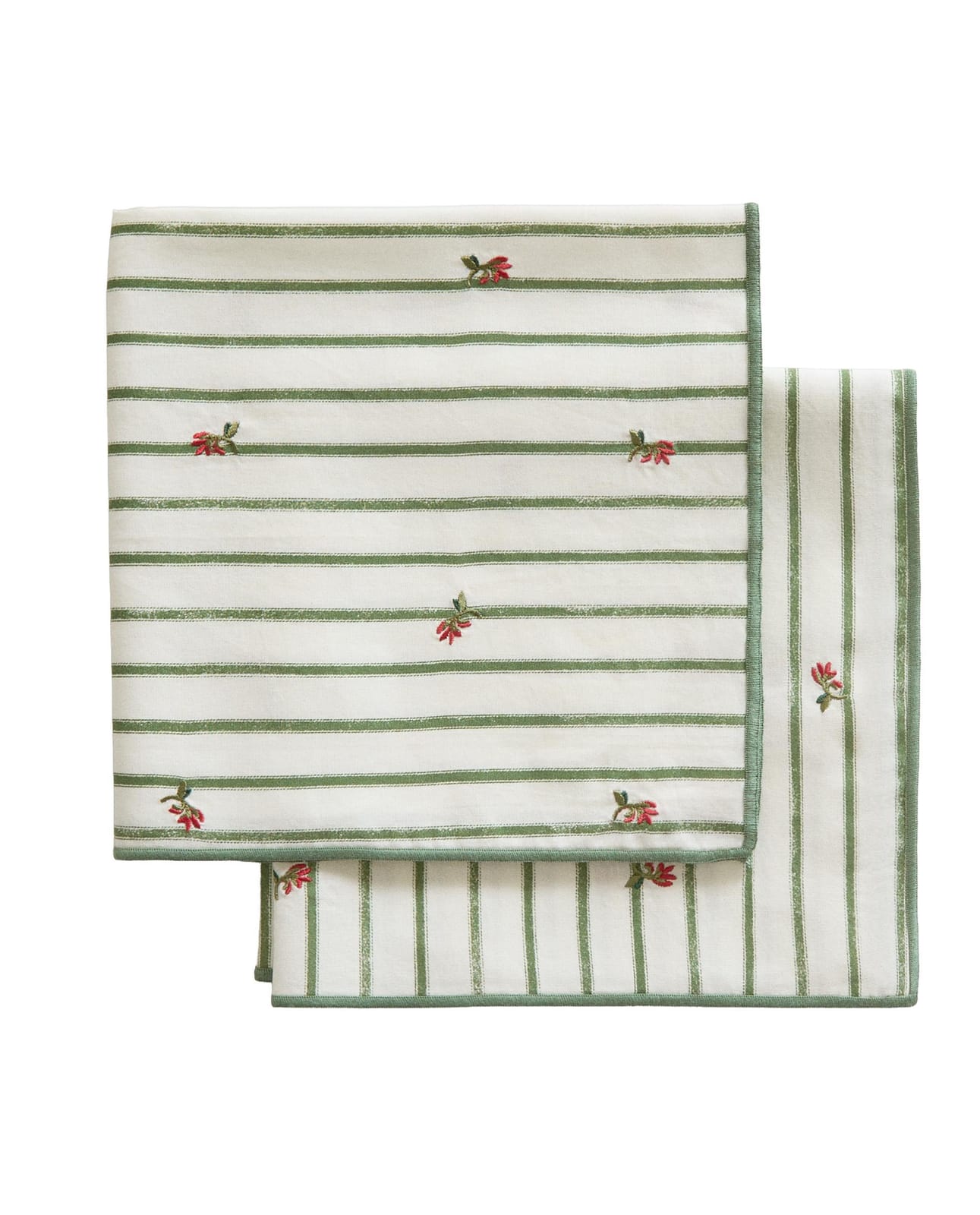 ZARA HOME САЛФЕТКИ В ПОЛОСКУ С ВЫШИВКОЙ (КОМПЛЕКТ 2 ШТ.) ракурс 6