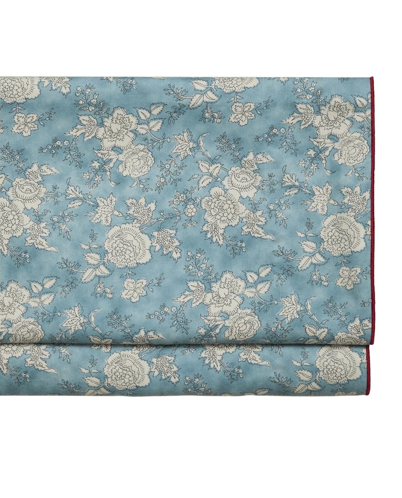 ZARA HOME ПРОСТЫНЯ БЕЗ РЕЗИНКИ ИЗ САТИНА С ЦВЕТОЧНЫМ УЗОРОМ С КАНТОМ ракурс 5