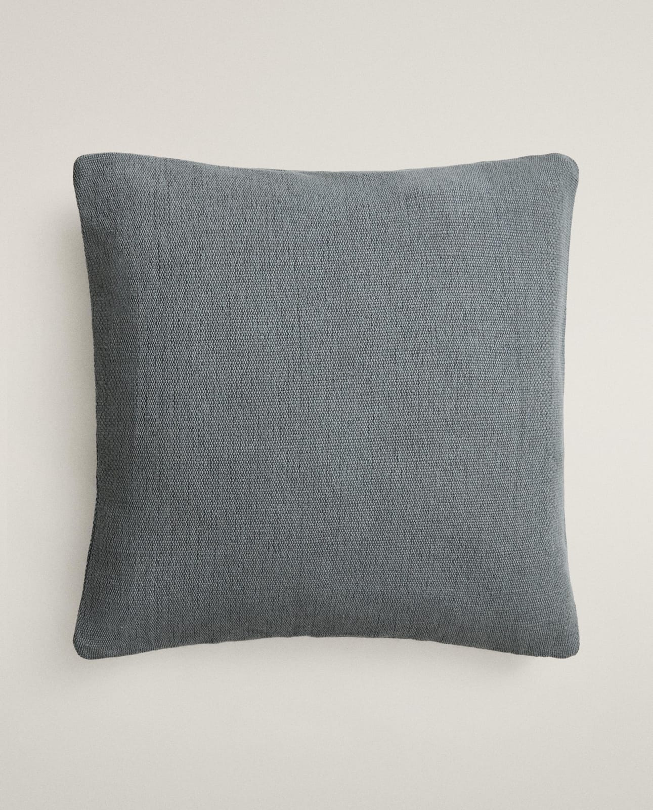Наволочка декоративная ZARA HOME НАВОЛОЧКА НА ПОДУШКУ ИЗ ДЖУТА И ХЛОПКА СИНИЙ 45 x 45 см