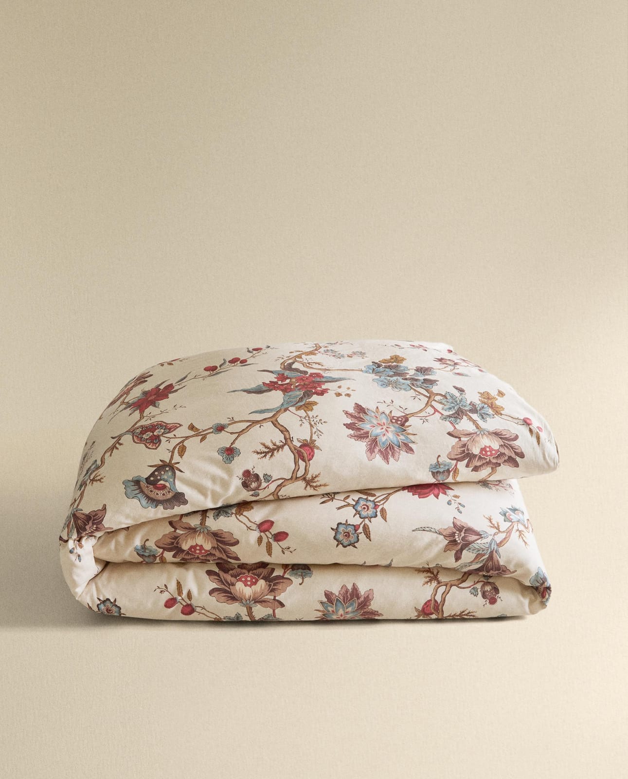 ZARA HOME Сатиновый пододеяльник с цветами | KATHARINE POLE ракурс 2