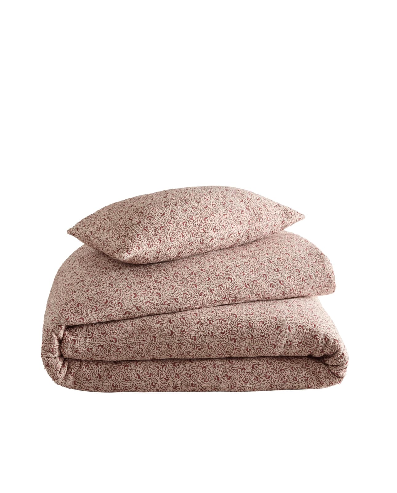 ZARA HOME Хлопково-льняное покрывало с мотивом веточек ракурс 6